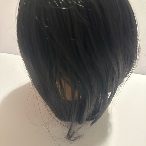 New Black Shoulder Length Cosplay Synthetic Wig For Women|12 Inches - Picture 7 of 11